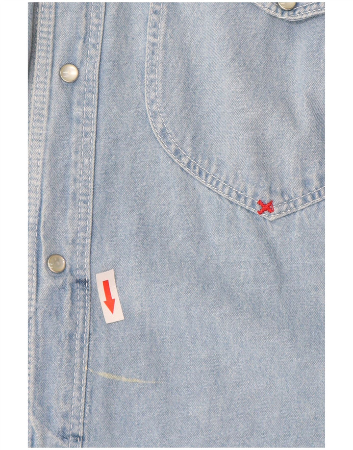 Męska koszula dżinsowa BENETTON XL niebieska