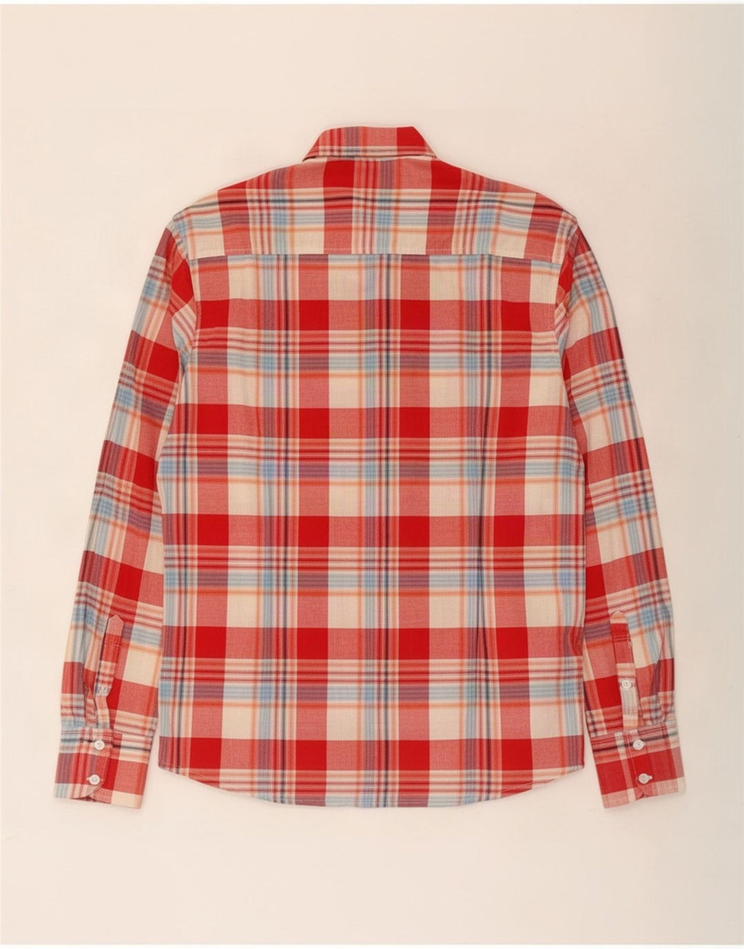 Jack & Jones Koszula męska XL, czerwona, bawełniana w kratkę