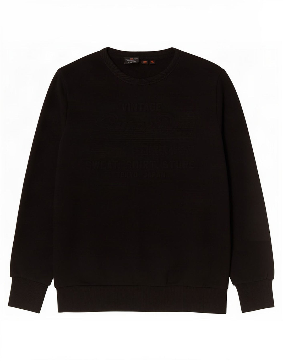 Męski sweter Superdry, duży, czarny, bawełniany