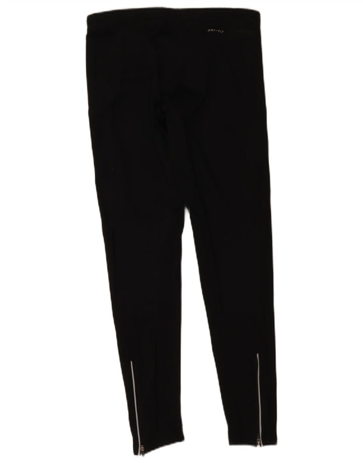 Damskie legginsy Nike Dri Fit UK 12, średni czarny poliester