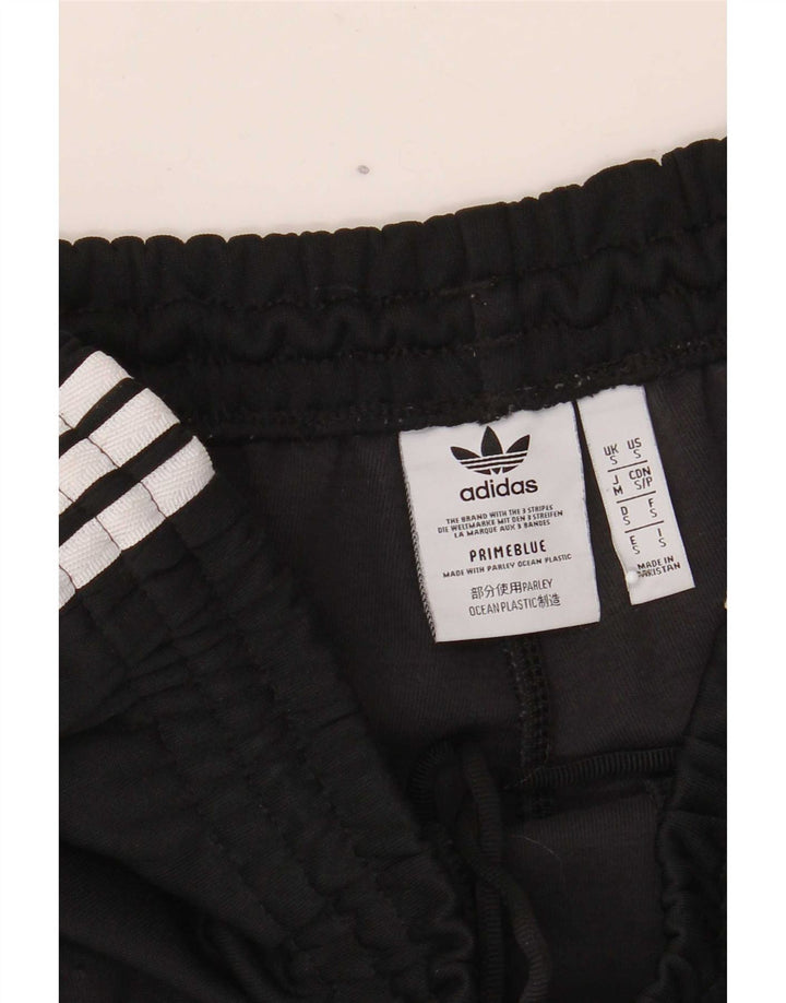 Męskie spodnie dresowe Adidas, małe, czarne, poliestrowe