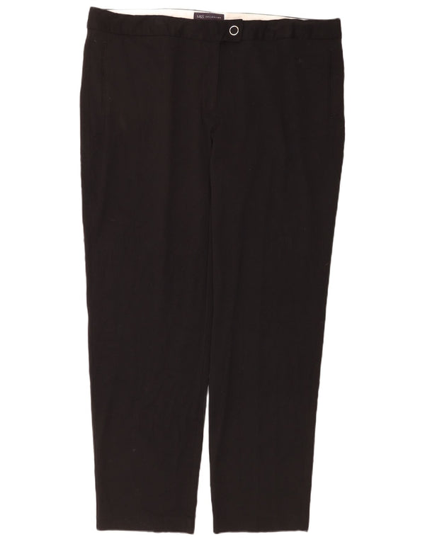 Spodnie Chino Marks & Spencer Damskie UK 20 2XL W40 L30 Czarne