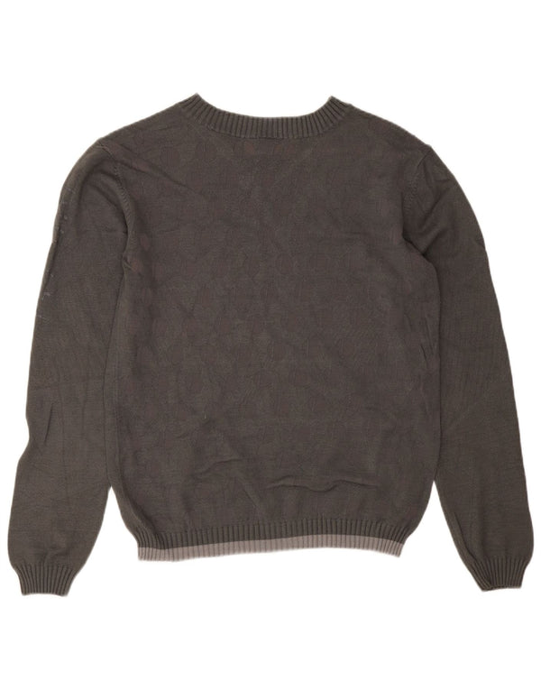 Męski sweter Puma z dekoltem w kształcie litery V, średnioszara wiskoza