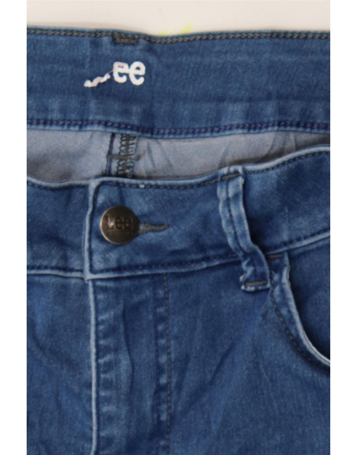 LEE Womens Bermuda Denim Shorts US 16 2XL W38  Blue Cotton Vintage Lee and Second-Hand Lee from Messina Hembry 