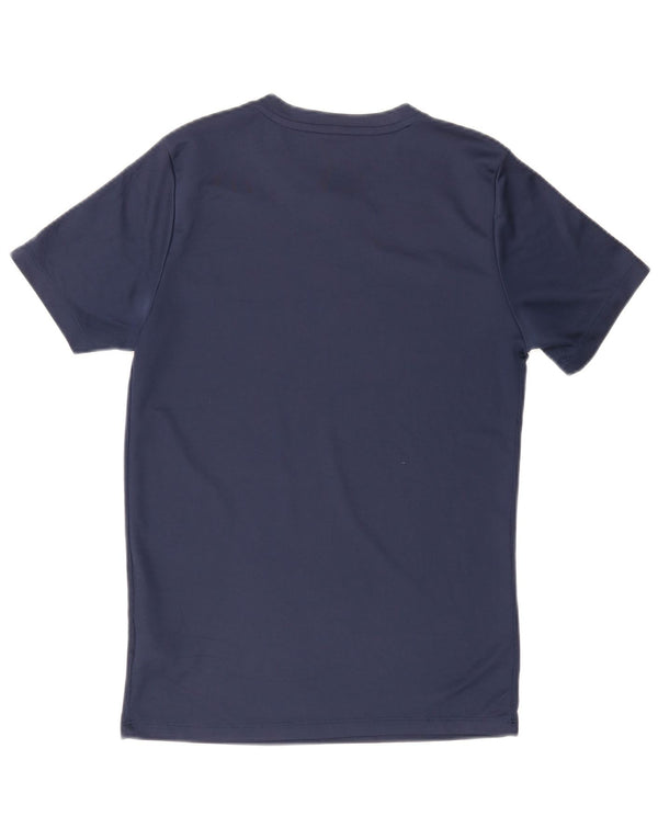Męski T-shirt Nike Dri Fit, mały, granatowy, poliestrowy