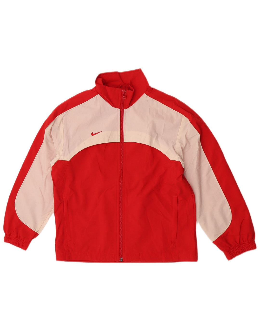 Chłopięca kurtka dresowa Nike, 7-8 lat, poliester w kolorze czerwonym