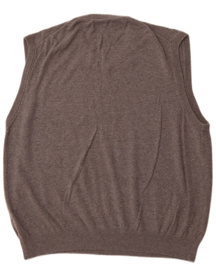Bezrękawnik męski CHAPS z kamizelką 2XL, szara bawełna