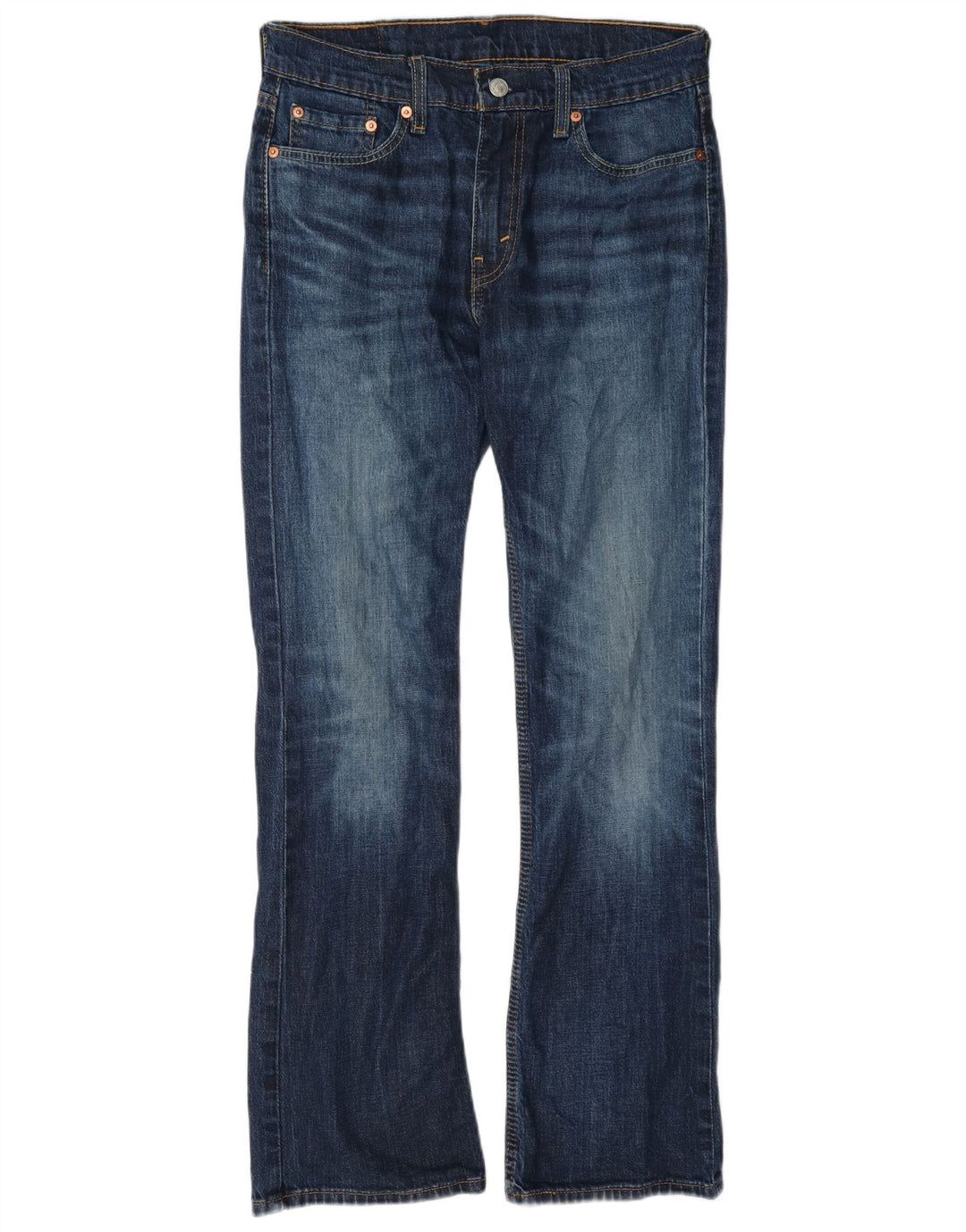 Męskie jeansy Levi's 527 Bootcut W30 L32 Niebieska bawełna