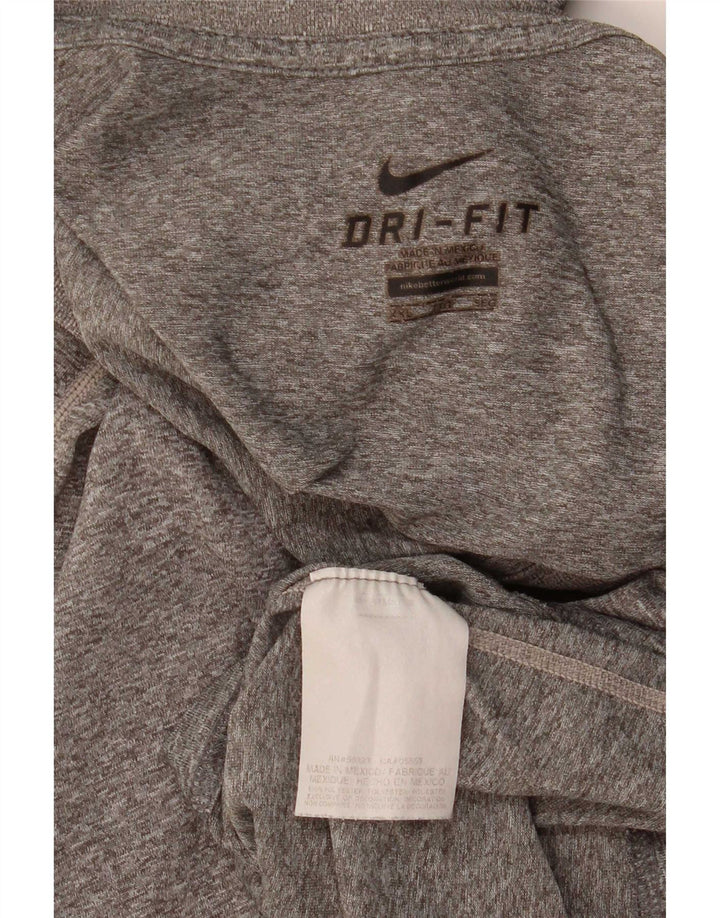 Męski T-shirt Nike Dri Fit Top 2XL Szary, nakrapiany poliester