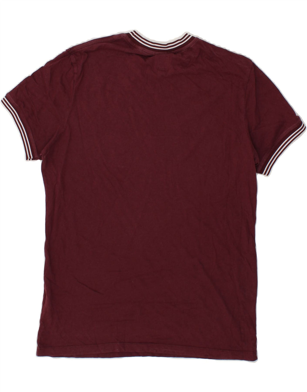 JACK WILLS Mens T-Shirt Top Small Maroon Cotton Vintage Jack Wills and Second-Hand Jack Wills from Messina Hembry 