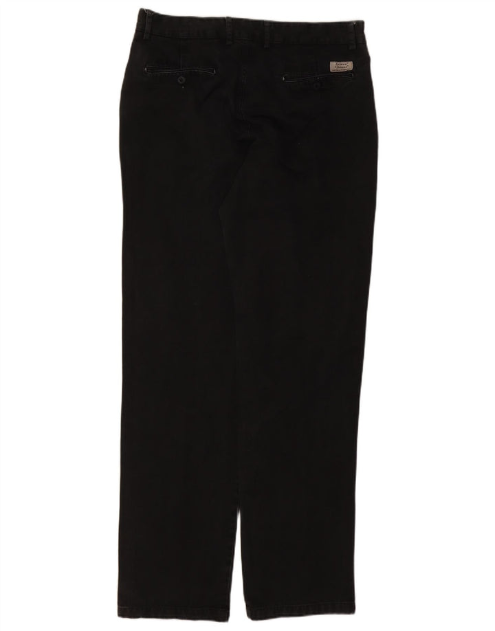 Męskie proste spodnie chino AVIREX W36 L33 Czarna bawełna