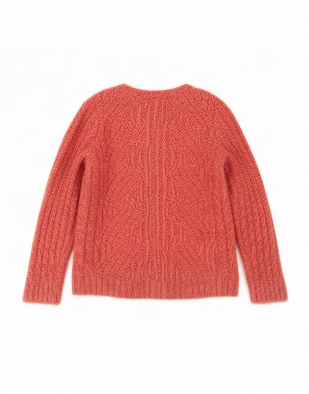 Marks & Spencer Damski sweter z dekoltem w kształcie litery V, UK 12, średni różowy poliester