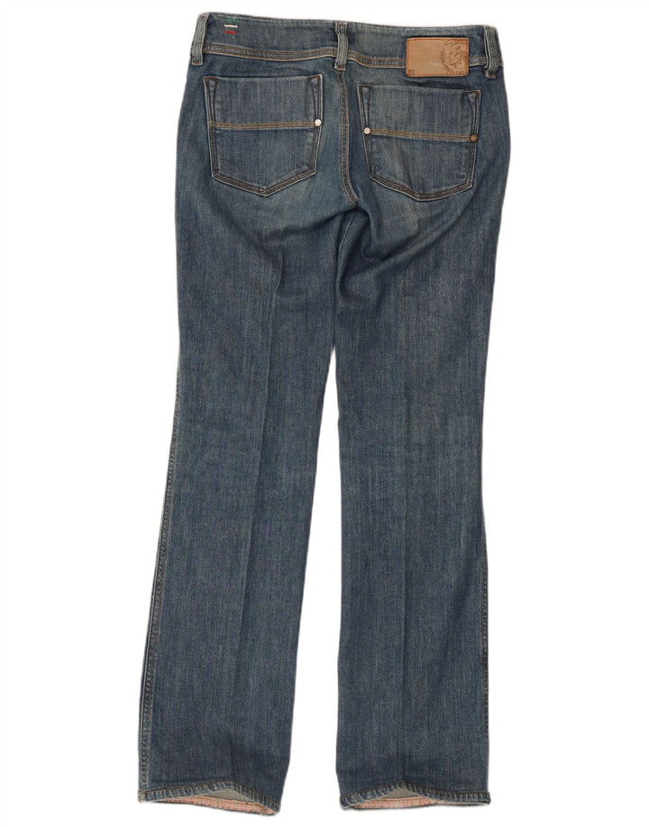 Diesel Damskie Reckfly Bootcut Jeansy W27 L32 Niebieskie Bawełniane