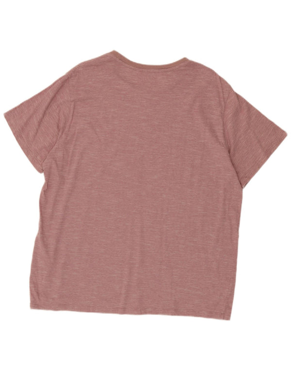 Męska koszulka standardowa Levi's Top XL, różowa, bawełniana w prążki