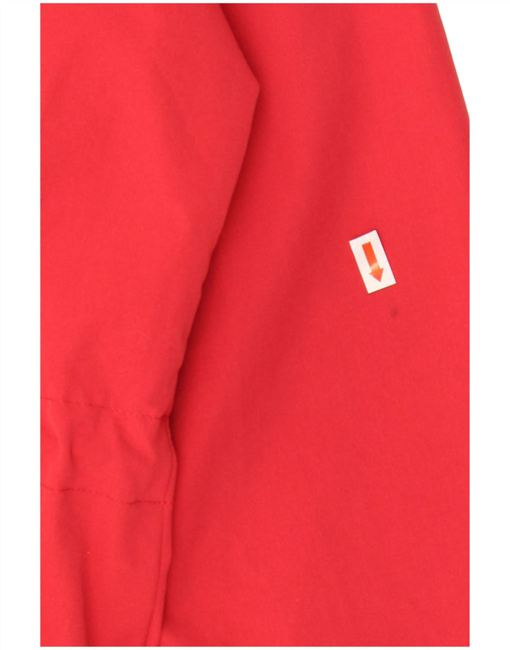 Damska kurtka parka z kapturem Fat Face UK 14, duża, czerwona, poliester