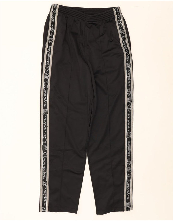 CHAMPION Mens Graphic Full Tracksuit Medium Black Polyester Vintage Champion and Second-Hand Champion from Messina Hembry 