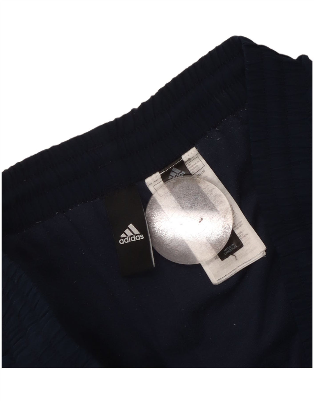 Adidas Męskie Spodnie Dresowe Joggery Duże Granatowe Poliester