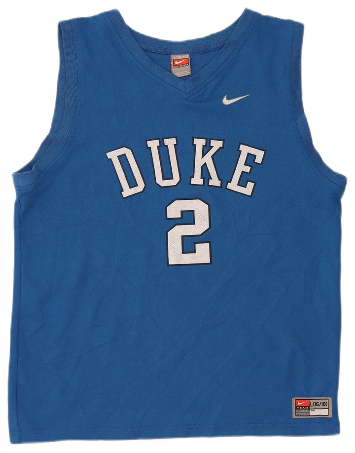 Chłopięca koszulka z kamizelką z grafiką Nike na 12-13 lat, duża, niebieska, poliestrowa