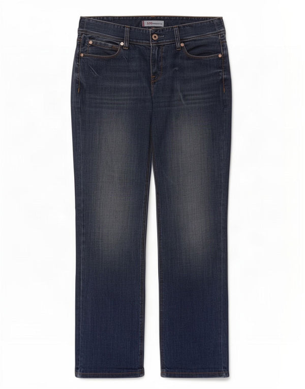 Damskie dżinsy Levi's 570 Straight W30 L32 Granatowa bawełna