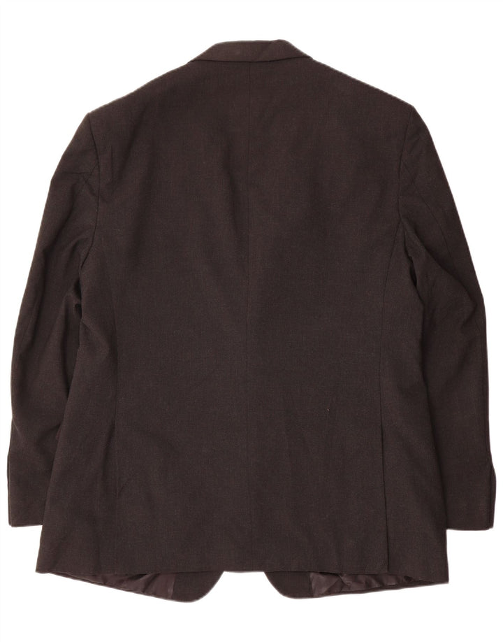 Marks & Spencer Męska marynarka zapinana na 2 guziki, UK 44 XL, szary poliester