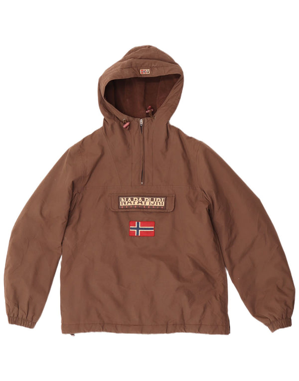 Męska kurtka Anorak z kapturem Napapijri Geographic UK 36 Small Brown