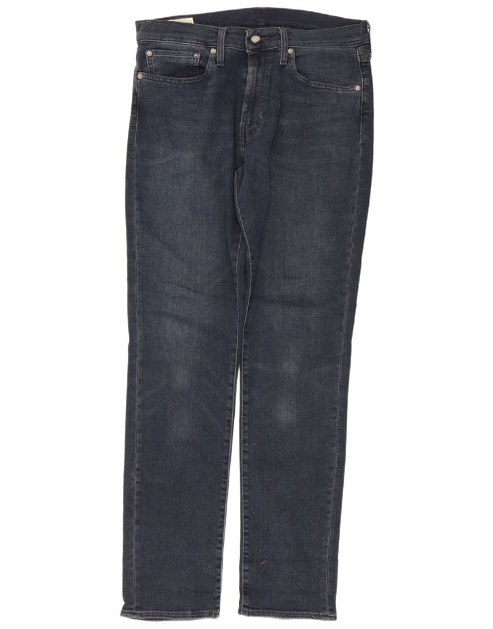 Męskie jeansy Levi's 511 Slim W34 L34 Granatowa bawełna