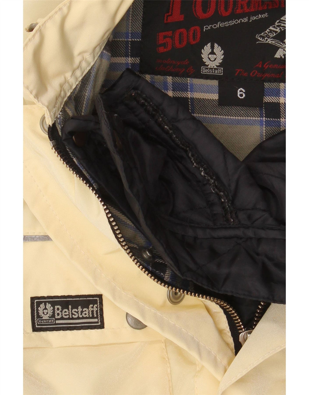 BELSTAFF Boys Windbreaker Coat 5-6 Years Beige Nylon Vintage Belstaff and Second-Hand Belstaff from Messina Hembry 