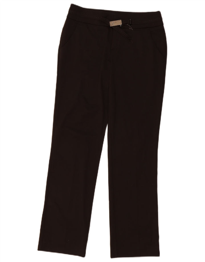 Damskie spodnie typu casual Bootcut TRUSSARDI IT 44 Medium W32 L31 brązowe