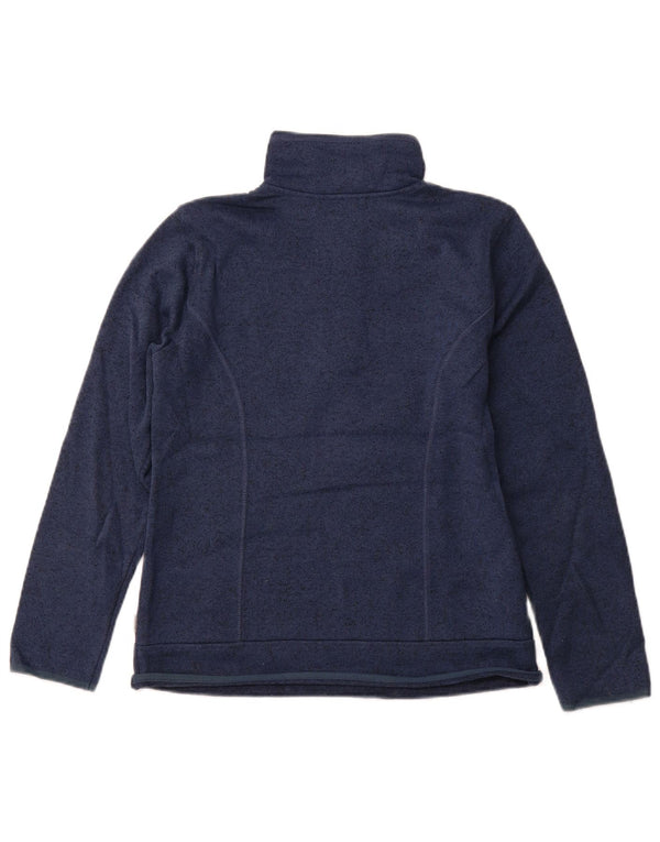 Damska bluza z zamkiem błyskawicznym EDDIE BAUER UK 10 Small Blue Flecked