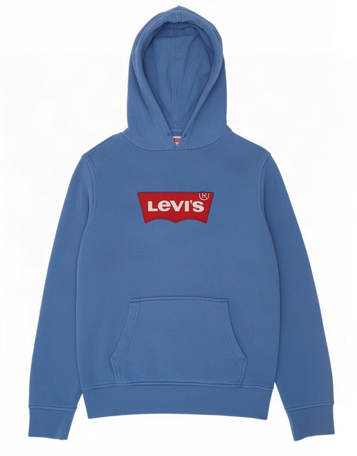 Męski sweter z kapturem Levi's z grafiką, mały, niebieski