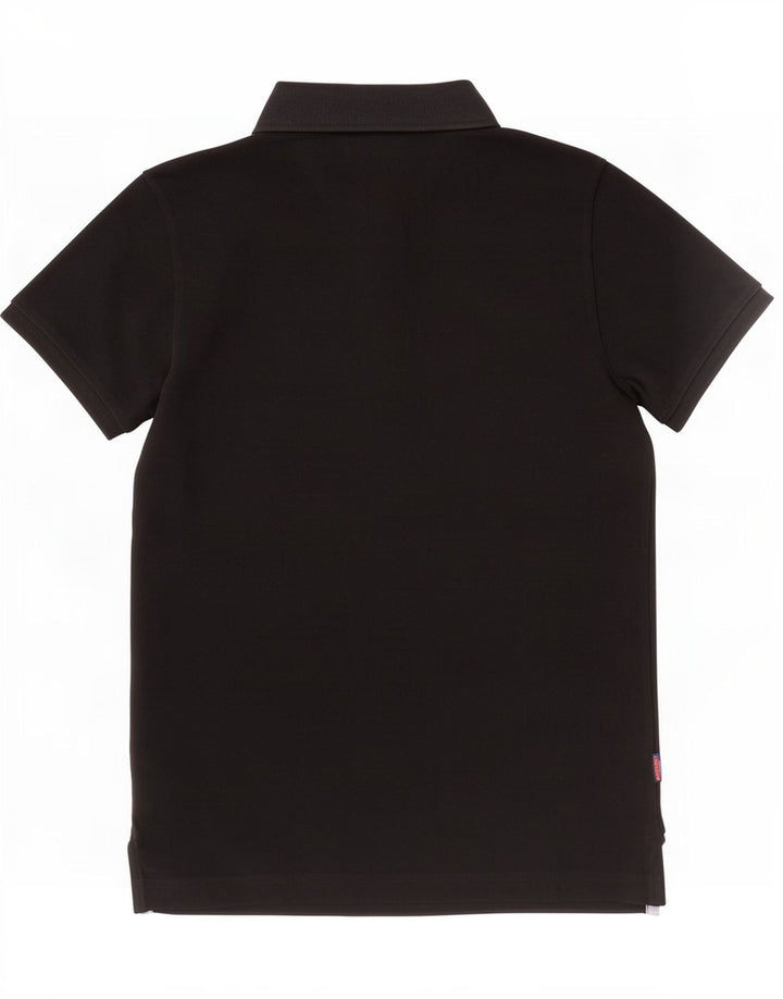 Męska koszulka polo Superdry, średnia czarna, bawełniana