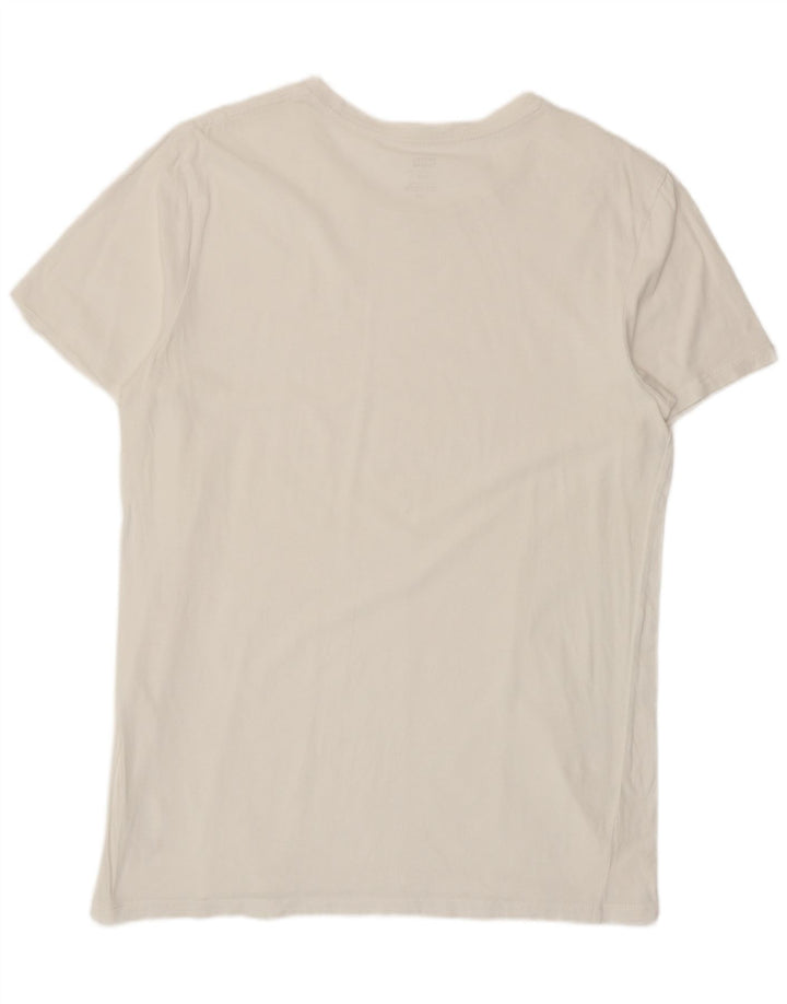Męski wąski T-shirt Levi's, duży, biały