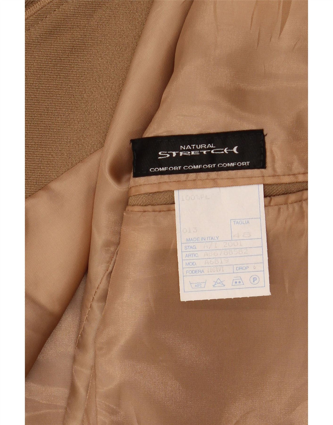 Damska marynarka VINTAGE IT 48 XL, brązowy poliester