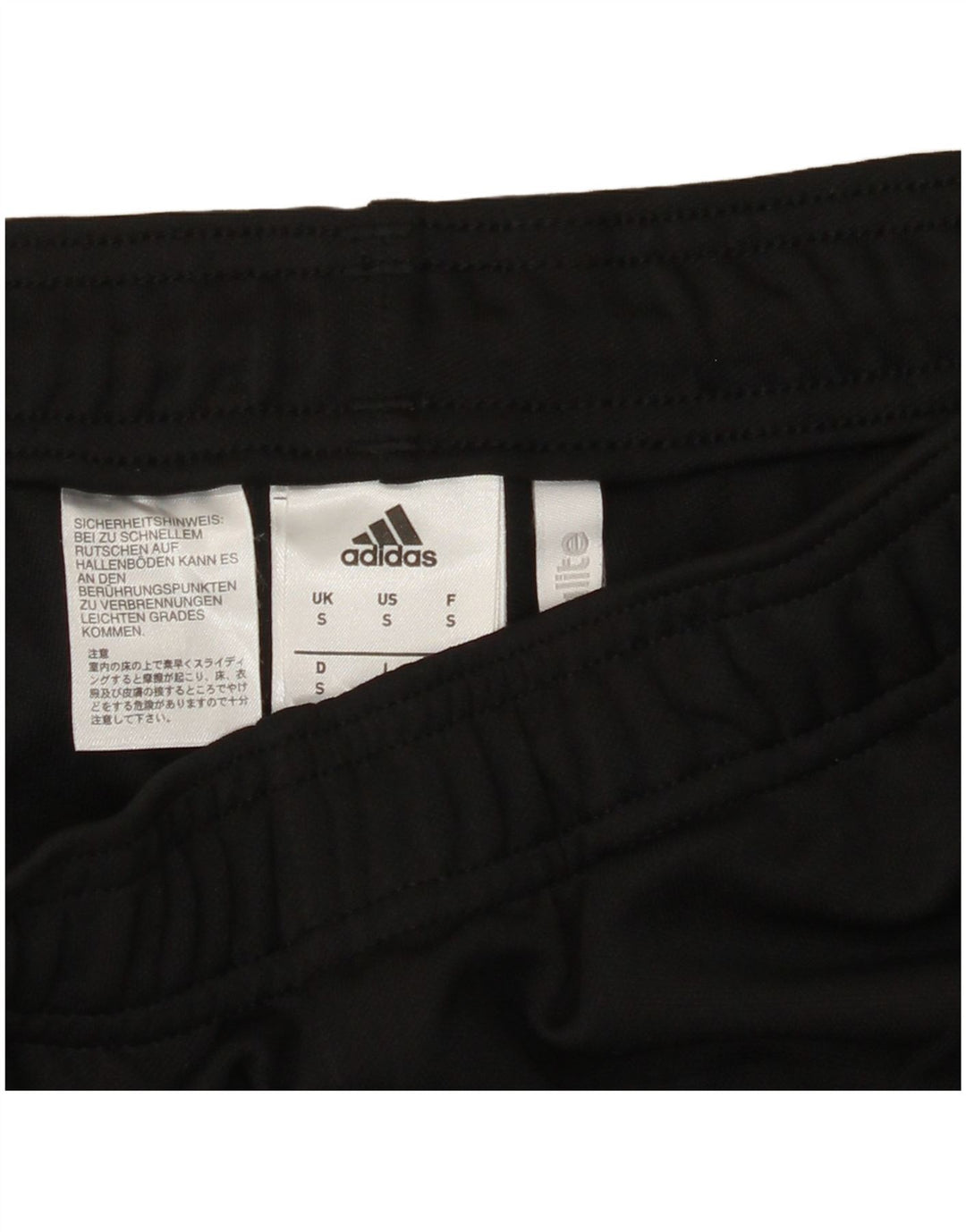Męskie spodnie dresowe ADIDAS Climalite, małe, czarne, poliestrowe