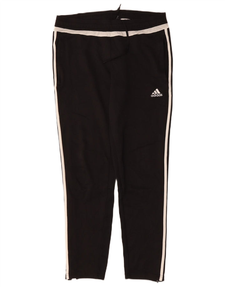 Damskie spodnie dresowe ADIDAS Climacool UK 16/18, duże, czarne, poliestrowe