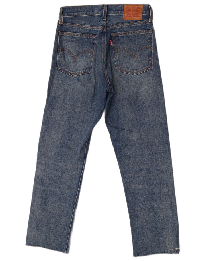 Damskie dżinsy Levi's Wedge Straight W24 L26 Niebieskie bawełniane