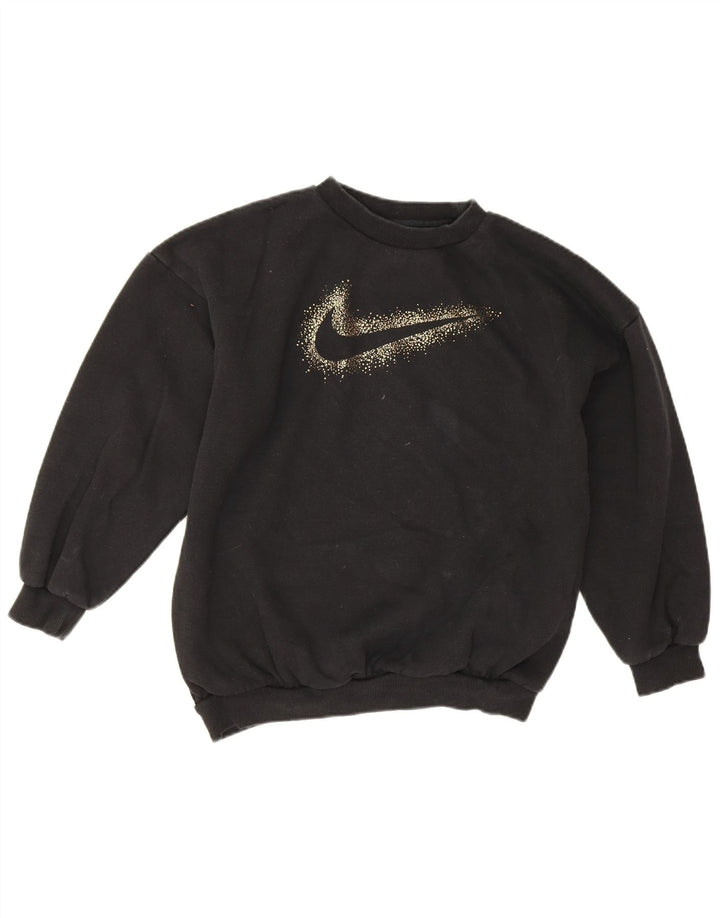 Dziewczęca bluza dresowa oversize z grafiką Nike 12-13 lat, duża, czarna