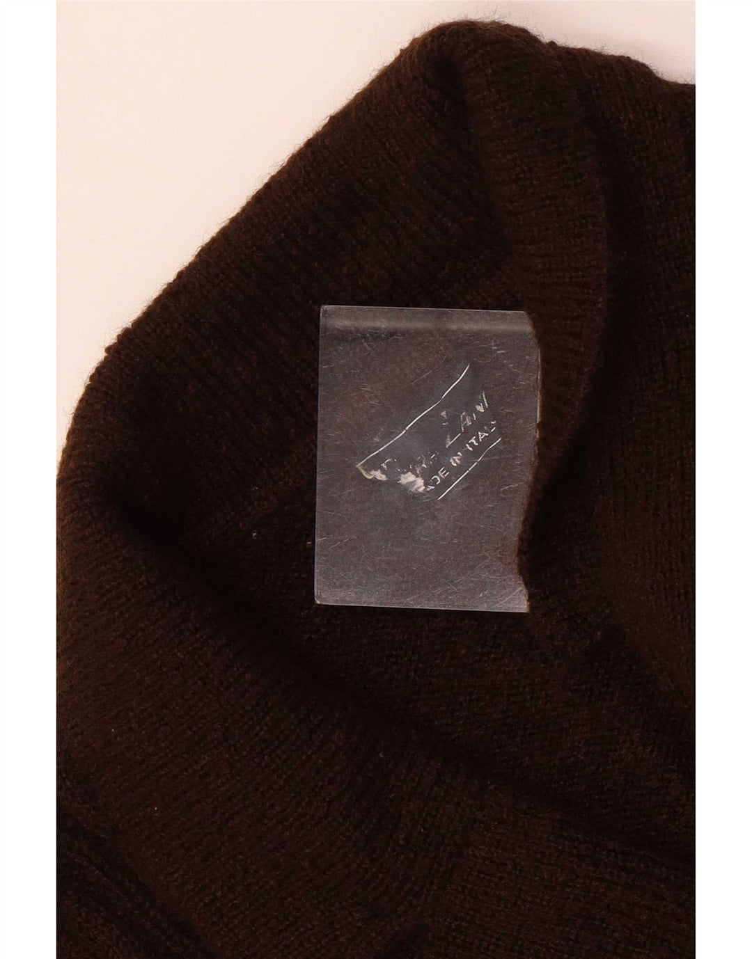 Sweter damski w stylu vintage, UK 12, średni brąz