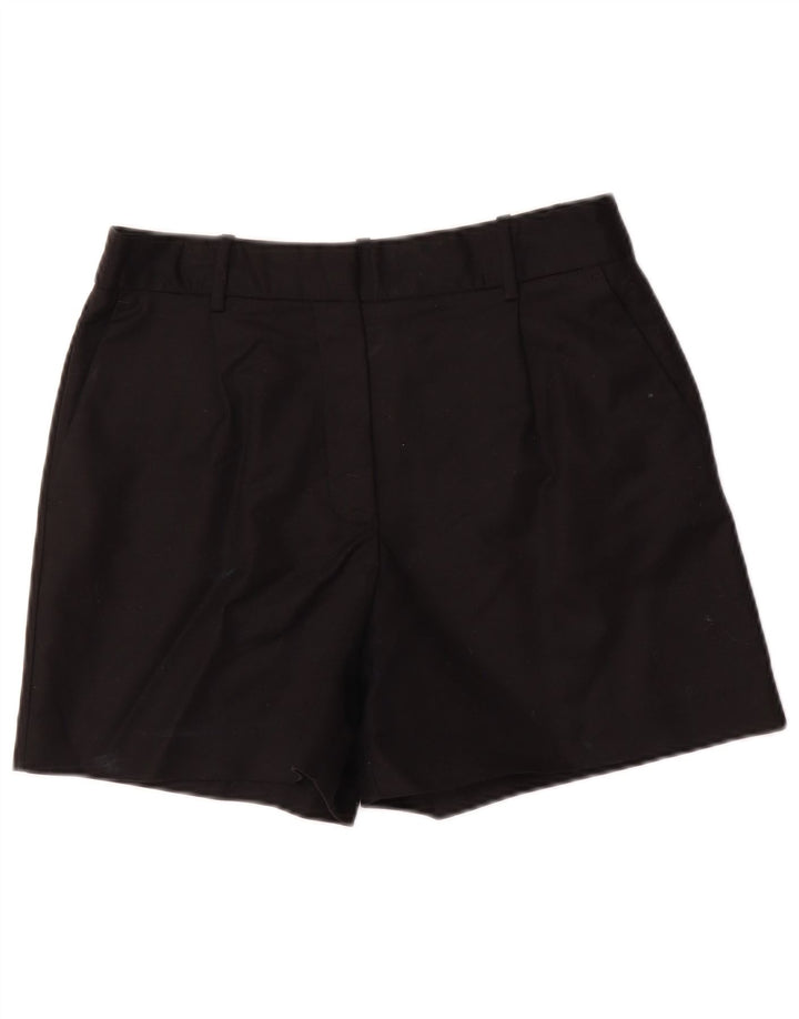Damskie spodenki chino Zara, średnie W28, czarne, bawełniane