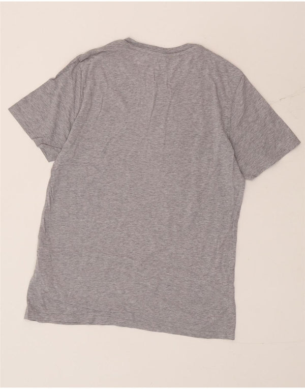 Męska koszulka z grafiką Levi's, średnia szara bawełna