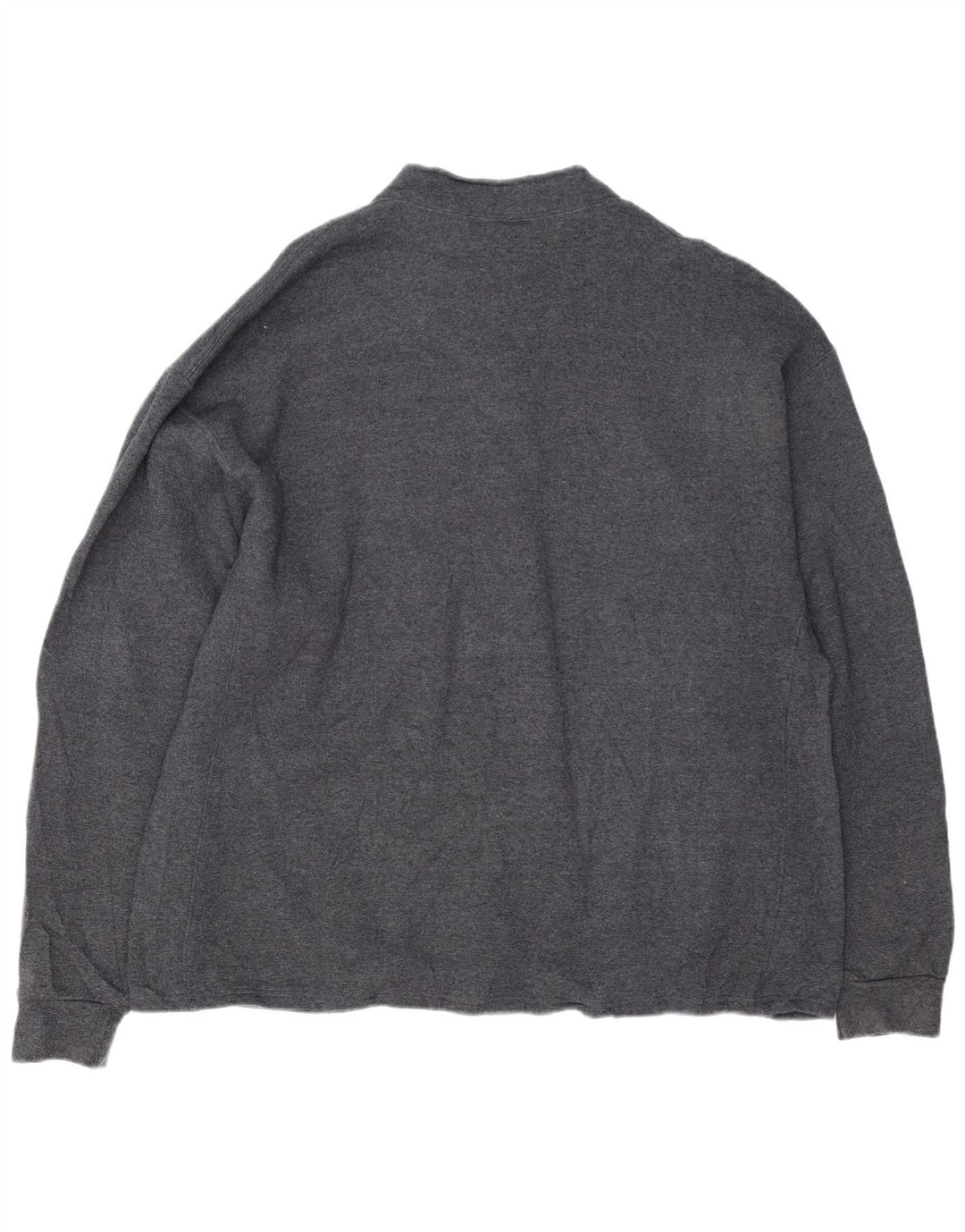 Męski sweter RUSSELL ATHLETIC z grafiką i zamkiem błyskawicznym, 2XL, szary, bawełniany