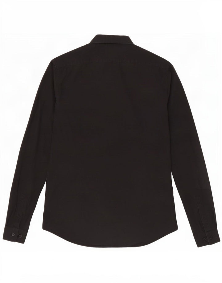 Męska koszula Calvin Klein Extra Slim Fit, rozmiar 38 15, średnia czarna