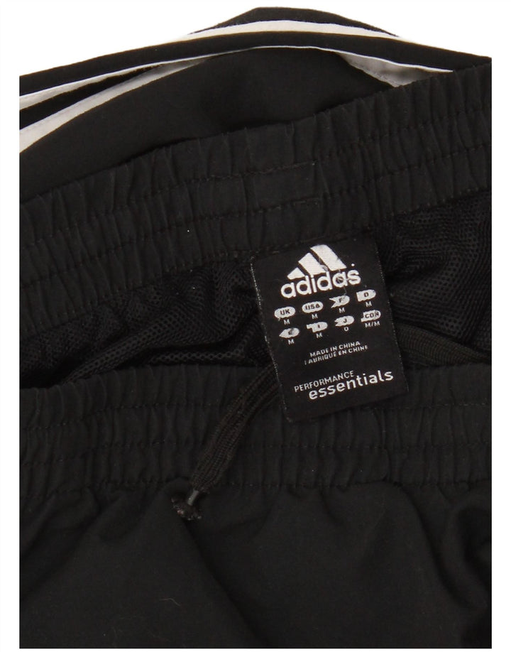 Męskie spodnie dresowe Adidas, średni czarny poliester