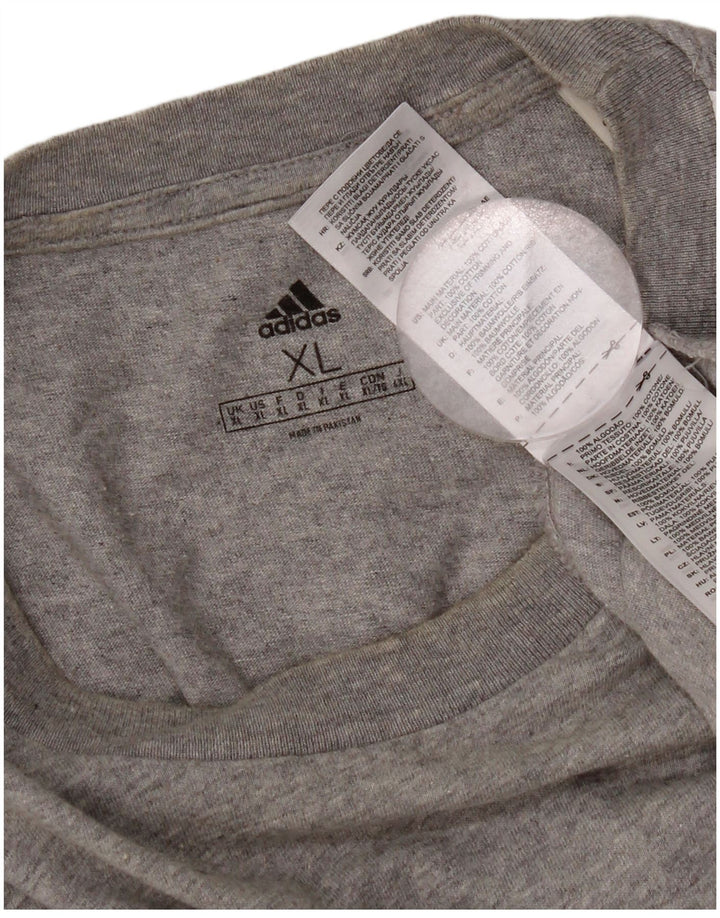 Adidas Męska koszulka Top XL Szara bawełna