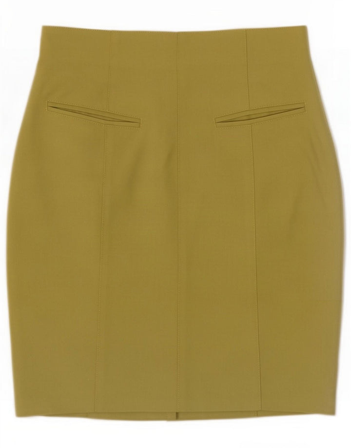 Sasch Mini spódniczka damska IT 44 Medium W28 Zielony Poliester