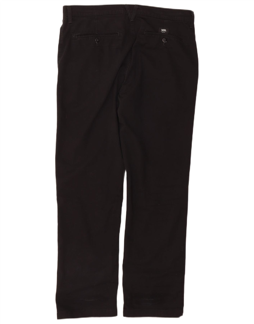 Męskie spodnie chino Vans o swobodnym kroju W36 L32, czarny poliester