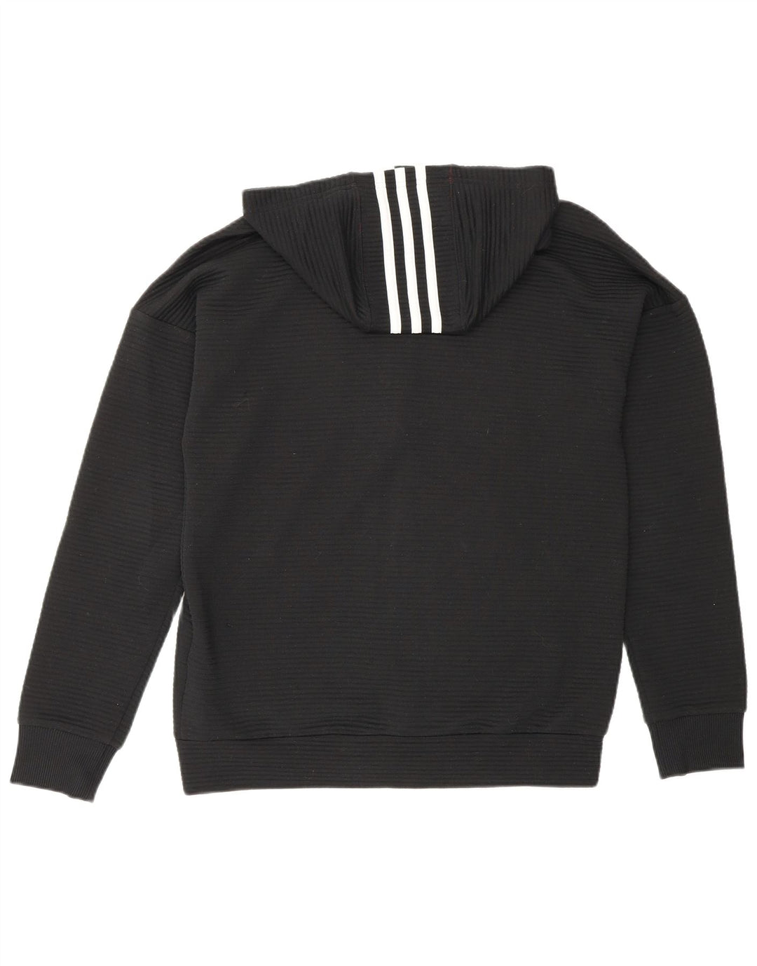 Chłopięcy sweter Adidas z zamkiem błyskawicznym, 13-14 lat, czarny poliester
