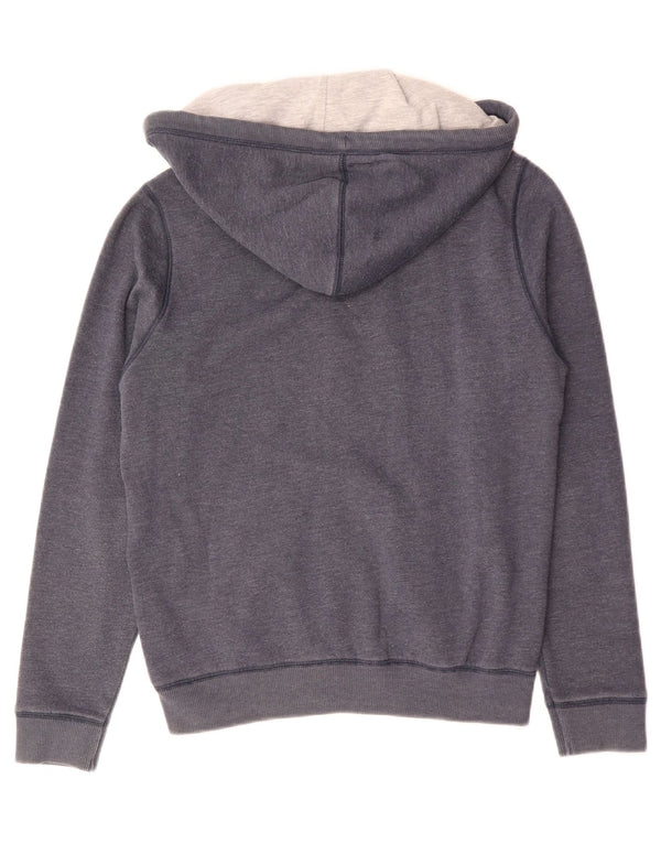 Męski sweter z kapturem i zamkiem Tommy Hilfiger o regularnym kroju, mały, granatowy