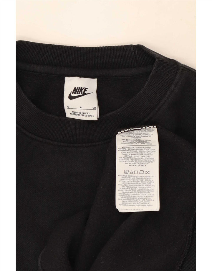Męska bluza dresowa Nike, mała, czarna, bawełniana