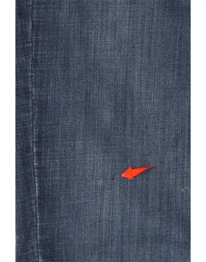 Damskie proste dżinsy LEVI'S o klasycznym kroju US 6 Medium W28 L27 Niebieska bawełna